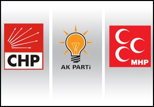 Partilerin turizmci adayları ve sıraları